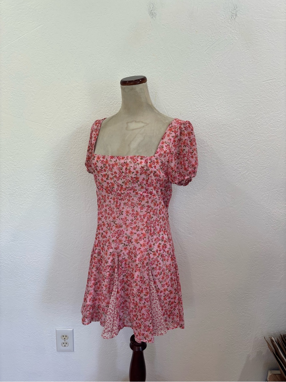 Altar’s State Godet Flare Open Back Mini Dress - Picture 9 of 10